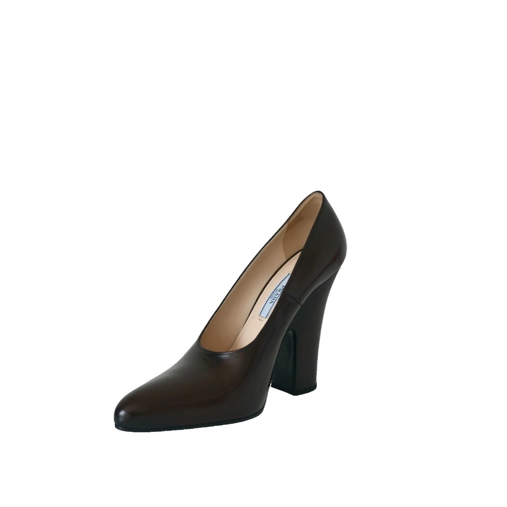NIB LEATHER PRADA PUMPS SHOES - Picture 4 of 6
